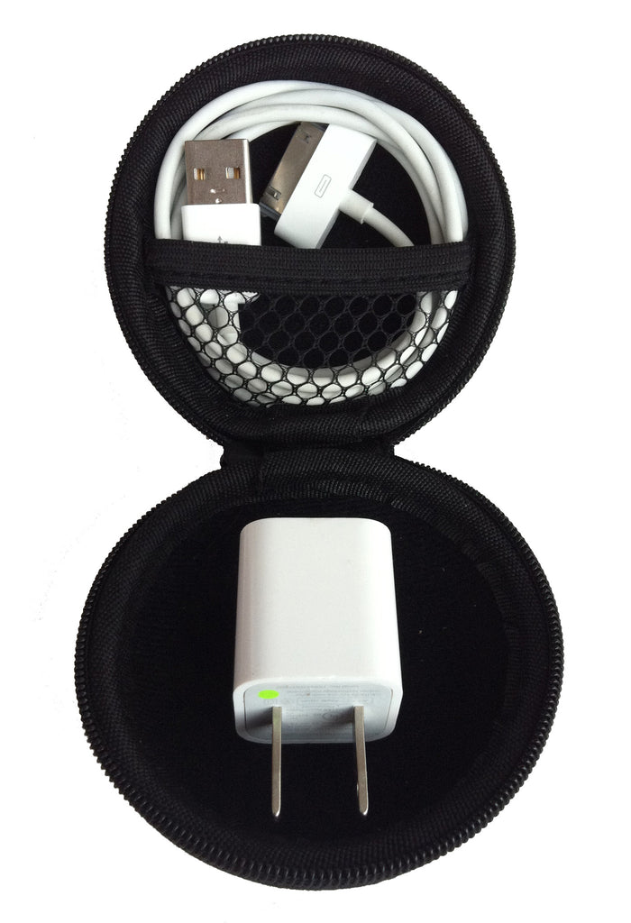 CASEBUDi - Small case for your Earbuds, iPod Shuffle, iPhone Charger