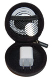 CASEBUDi - Small case for your Earbuds, iPod Shuffle, iPhone Charger, Coins, or small Bluetooth headset