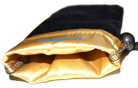 Premium Soft Sunglasses Case - 2 Pack - Thick Sofa Velvet with Silky Satin Lining