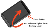 CASEBUDi Wireless Portable 15W 5000 mAh Power Bank Battery Charger Compatible with iPhone MagSafe Magnet