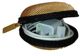CASEBUDi - Small case for your Earbuds, iPod Shuffle, iPhone Charger, Coins, or small Bluetooth headset